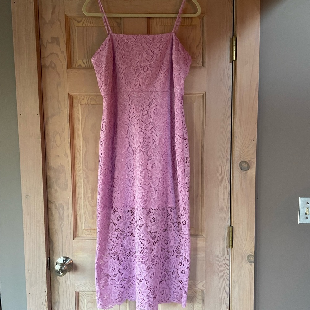 BHLDN Maria Sleeveless Lace Midi Dress